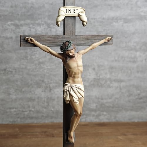 24" H Catholic Crucifix Wall Cross X91207