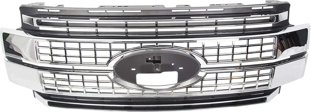 Satin Aluminum Platinum Grille Grill I7478