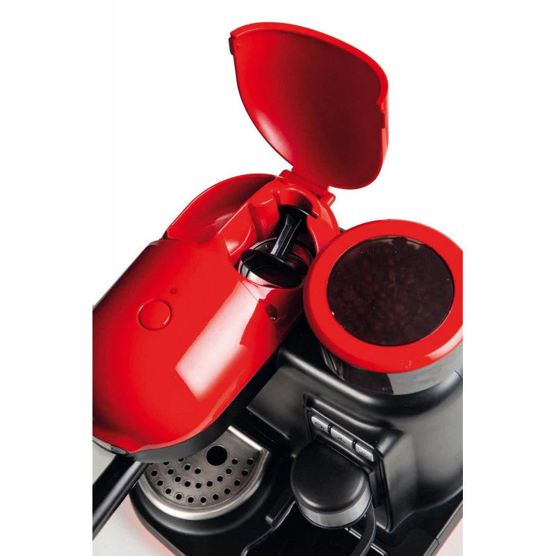 Espresso Machine with Grinder Red H156683