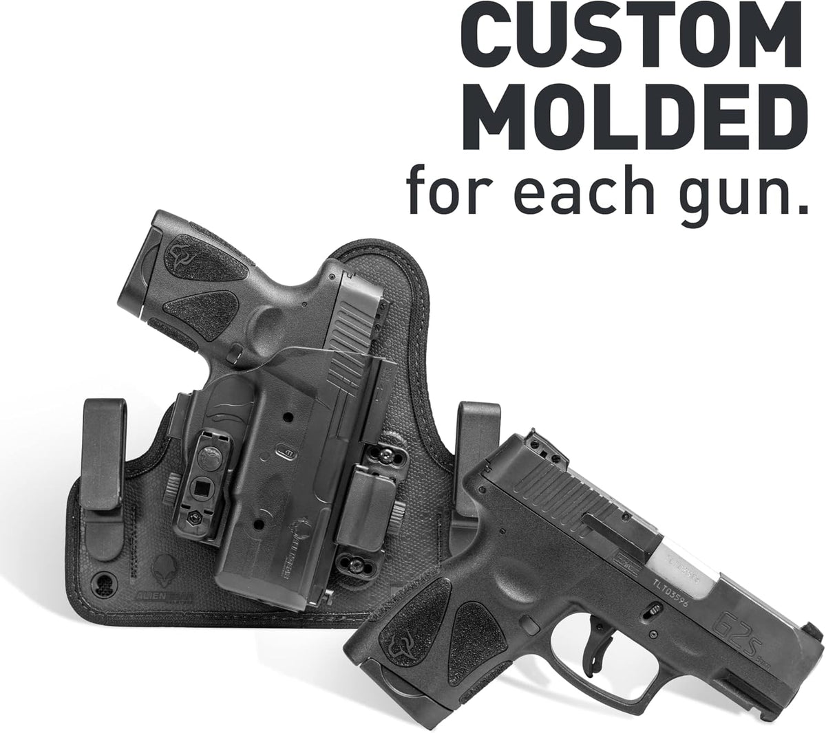 4 in 1 Holster - IWB, Appendix, OWB Paddle, OWB Belt Slide - Right Hand Draw Q4207