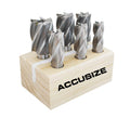 6 Pc Multi Flute H.S.S. End Mills Set, 3/4'' Shank, Cutting Dia 3/4'' to 1-1/2'' X247