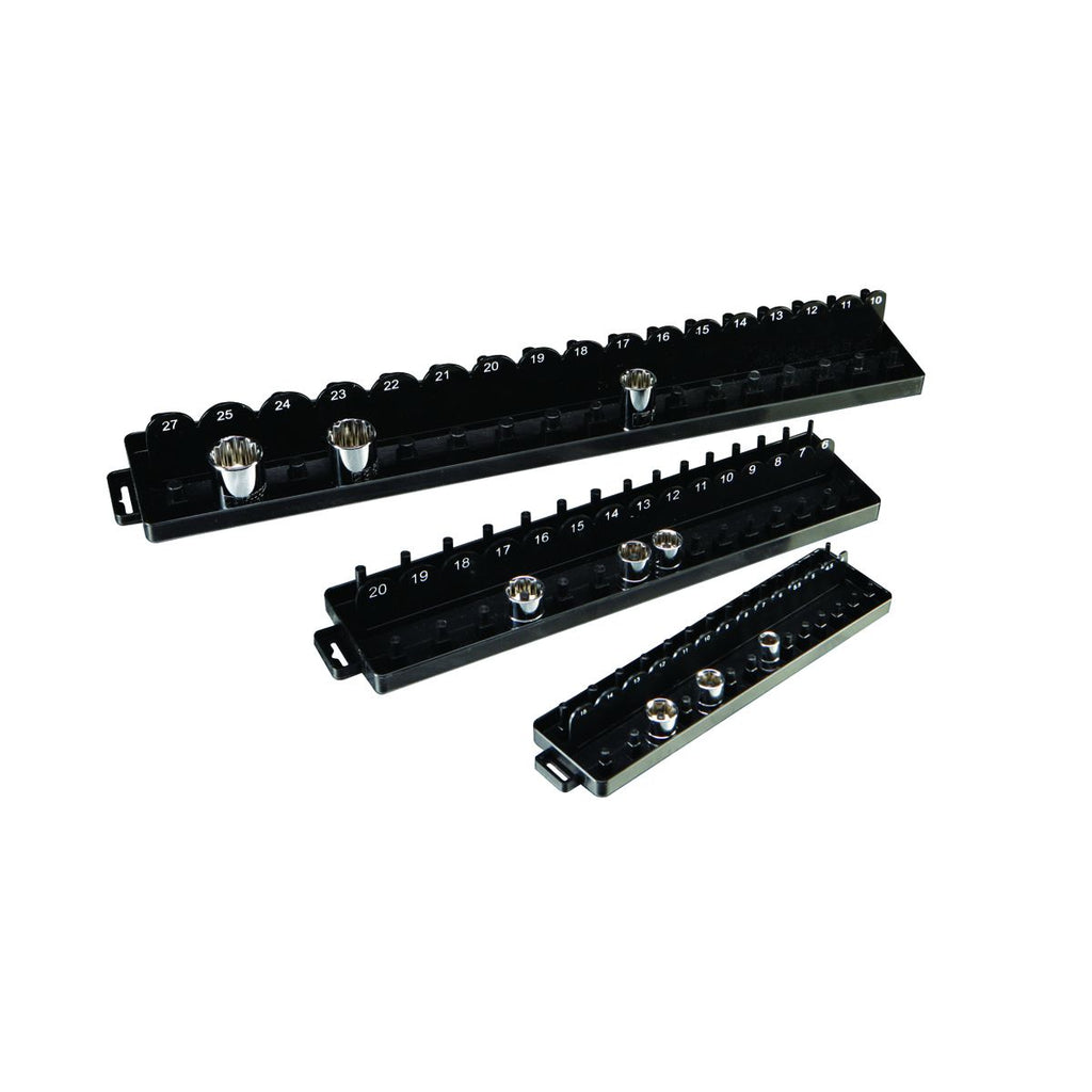 3 Piece Metric Socket Tray Organizer J9973