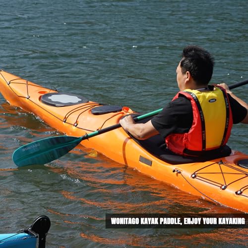 Aluminum Shaft PP Blade Floating Kayak Paddle B149952