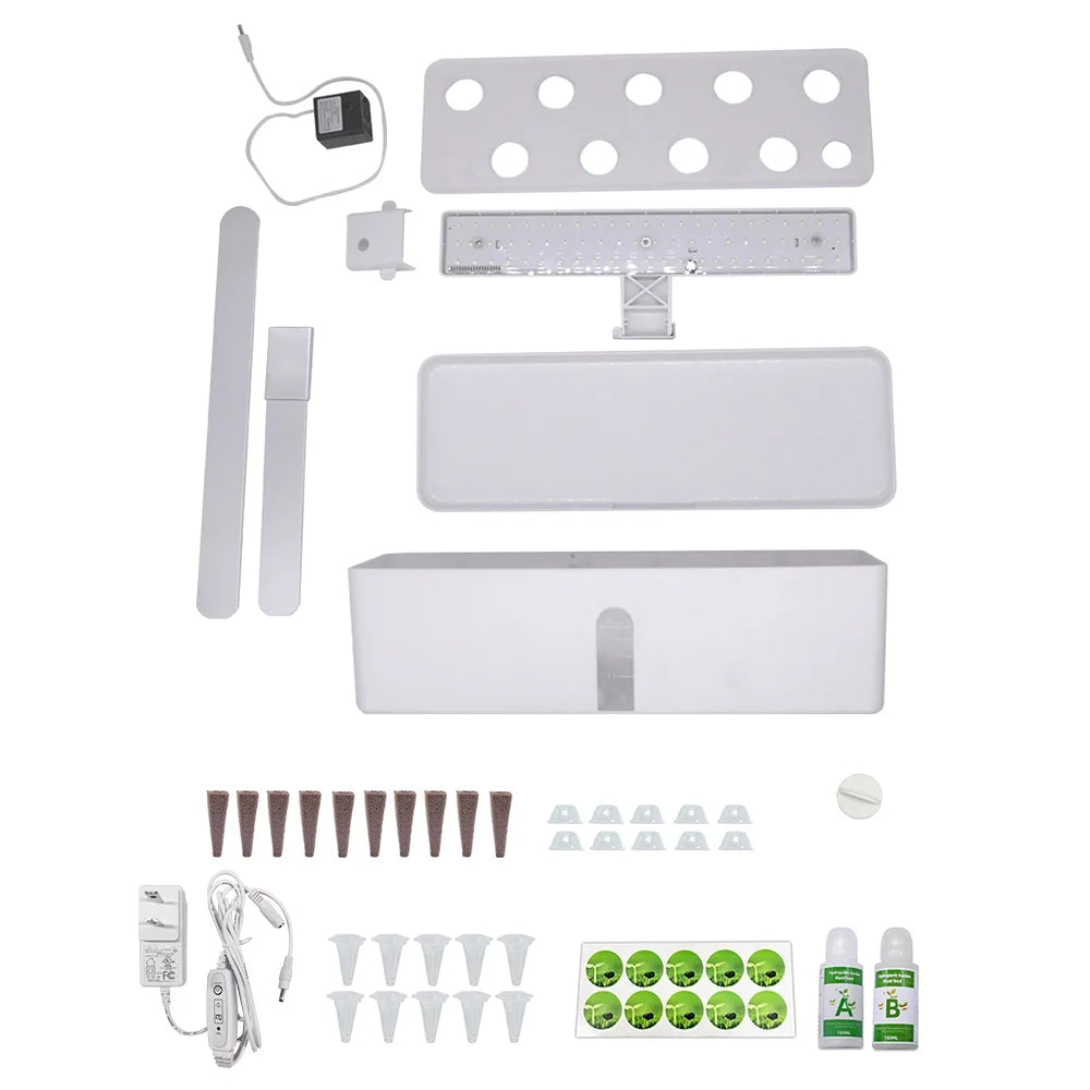 9 Pods Hydroponic Growing System with Grow Lights G5841