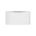 White Laundry Pedestal with Storage Drawer T7687