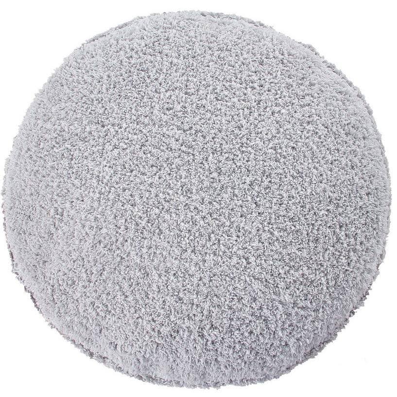 Pearl Grey Pouffe B15825
