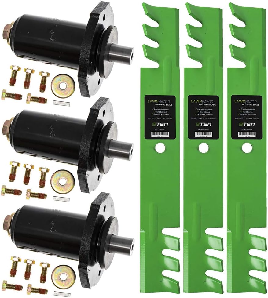 Spindle Toothed Blade Kit for 52 inch Mower Deck U7877