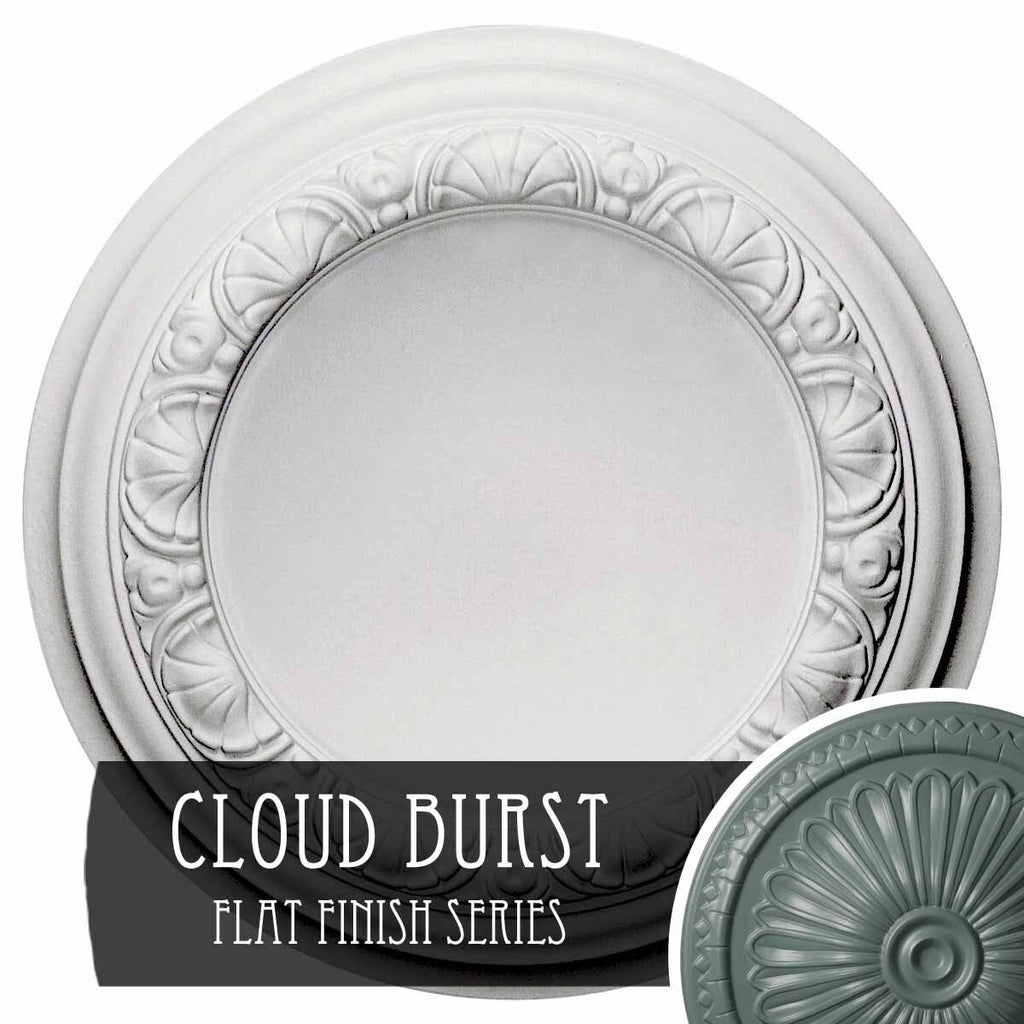 12 1/2 inch x 1 1/2 inch Ceiling Medallion, Hand-Painted S761644
