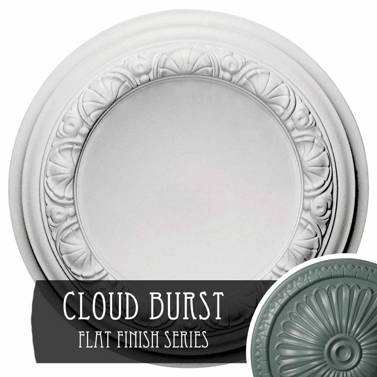12 1/2 inch x 1 1/2 inch Ceiling Medallion, Hand-Painted S761644