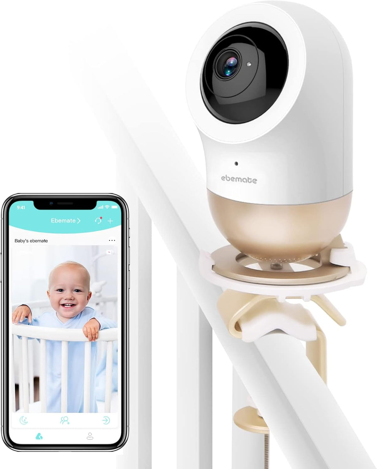 1080P Video Baby Monitor with Night Vision and 2-Way Talk L126707
