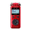 Red Stereo Handheld Digital-Audio Recorder J4299
