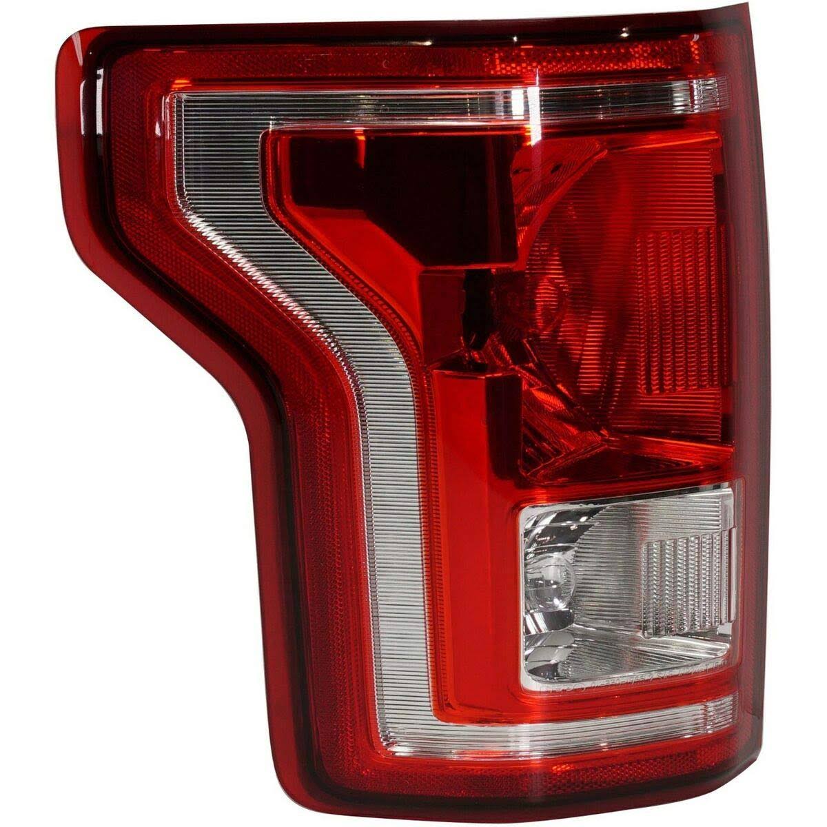 2015 Ford F-150 Tail Light Driver Side Clear & Red Lens B773707