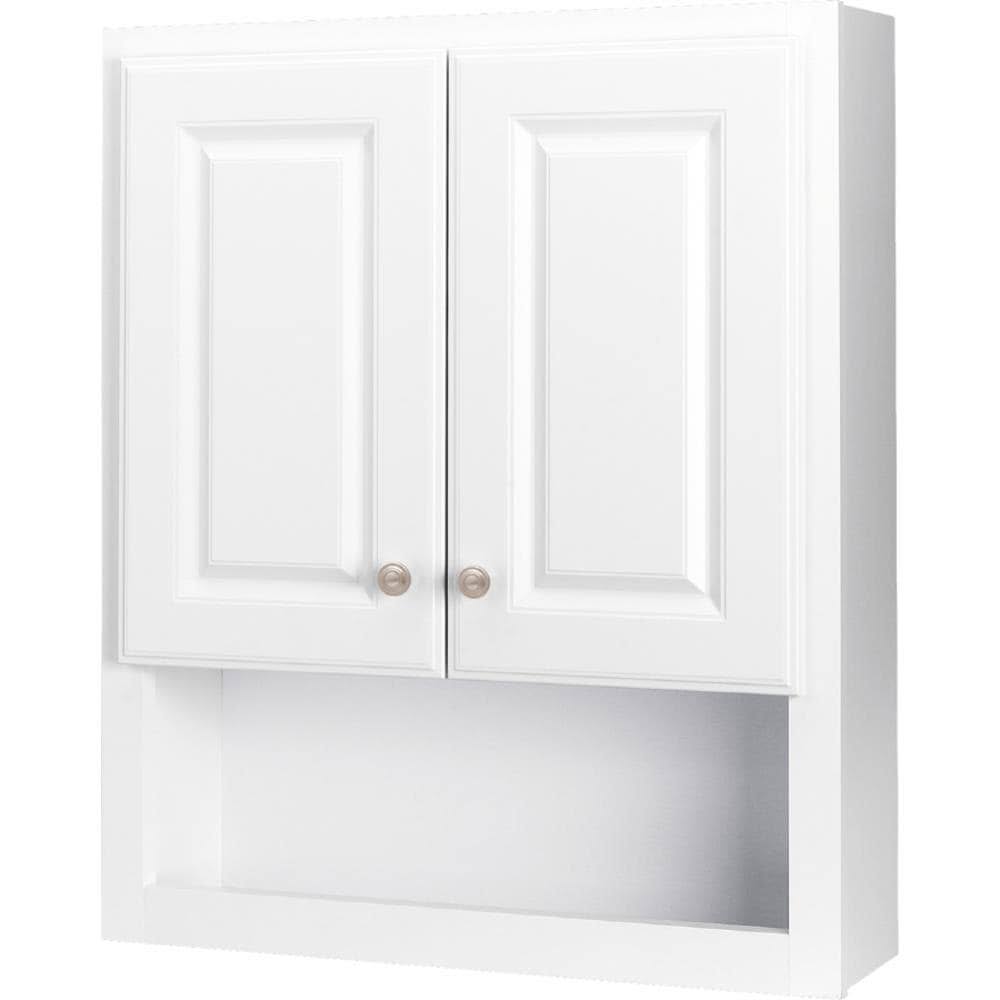White Bathroom Wall Cabinet K75678