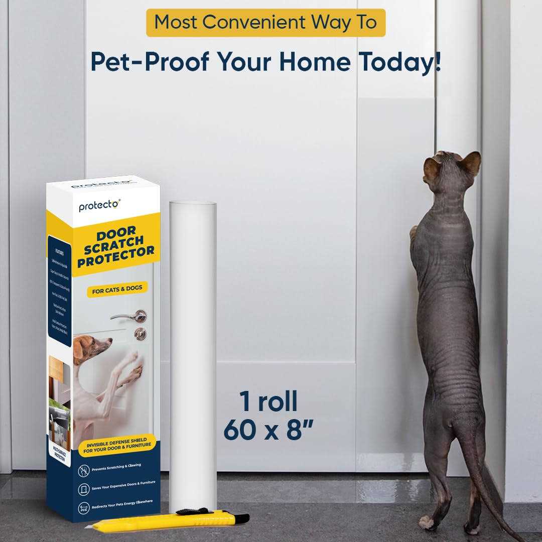 Pet Scratch Protector Door Guard Wood Furniture Shield L942640