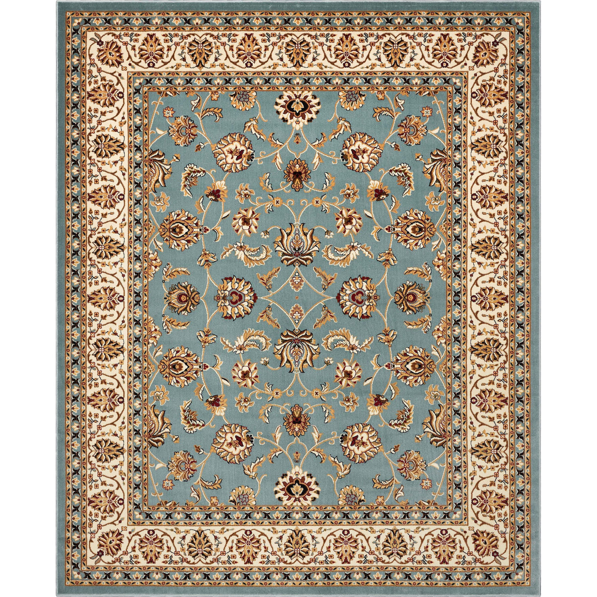 5'3" x 7'3" Floral Oriental Area Rug I143