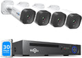 4K PoE 8CH 8MP NVR Security Camera System with 4Pcs Outdoor Bullet Cameras, 3TB Hard Drive, 100ft Night Vision, IP67 Waterproof Y28730