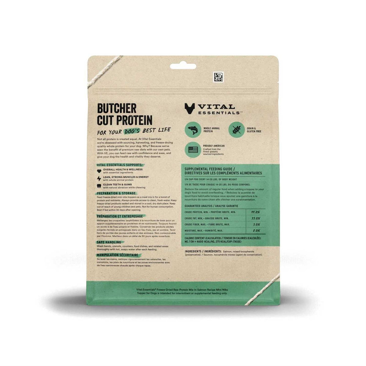 Freeze Dried Raw Salmon Dog Food Topper E605