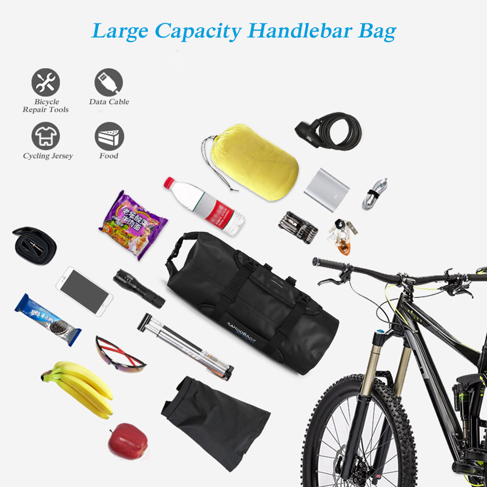 Bike Pannier Frame Handlebar Waterproof Mountain Road Mtb Adjustable N8086