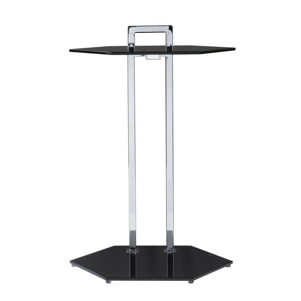 Black and Chrome Side Table D415171