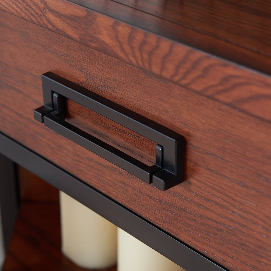 Corner Bookcase with Drawer Storage J769