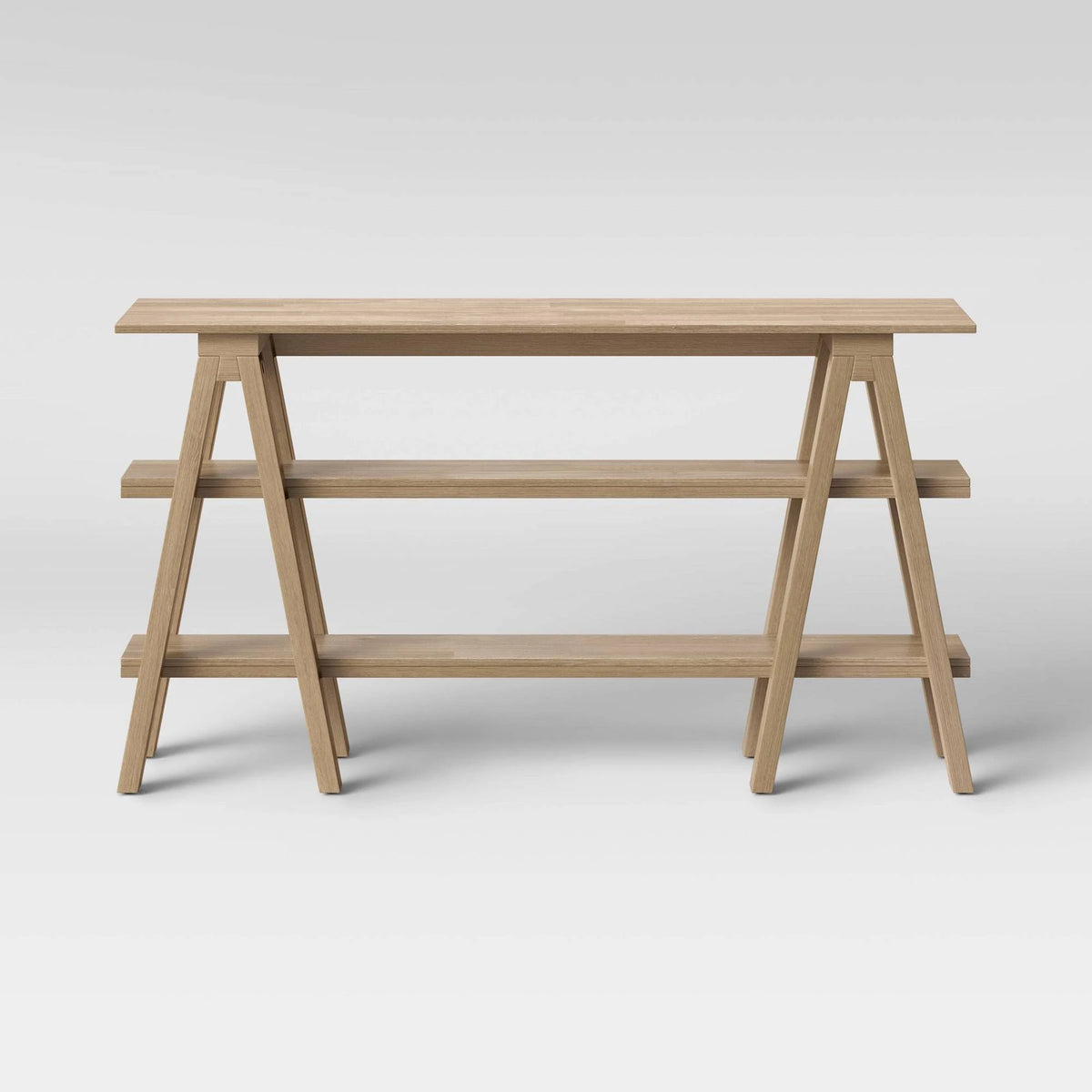 Natural Wooden Horizontal Bookshelf K238515