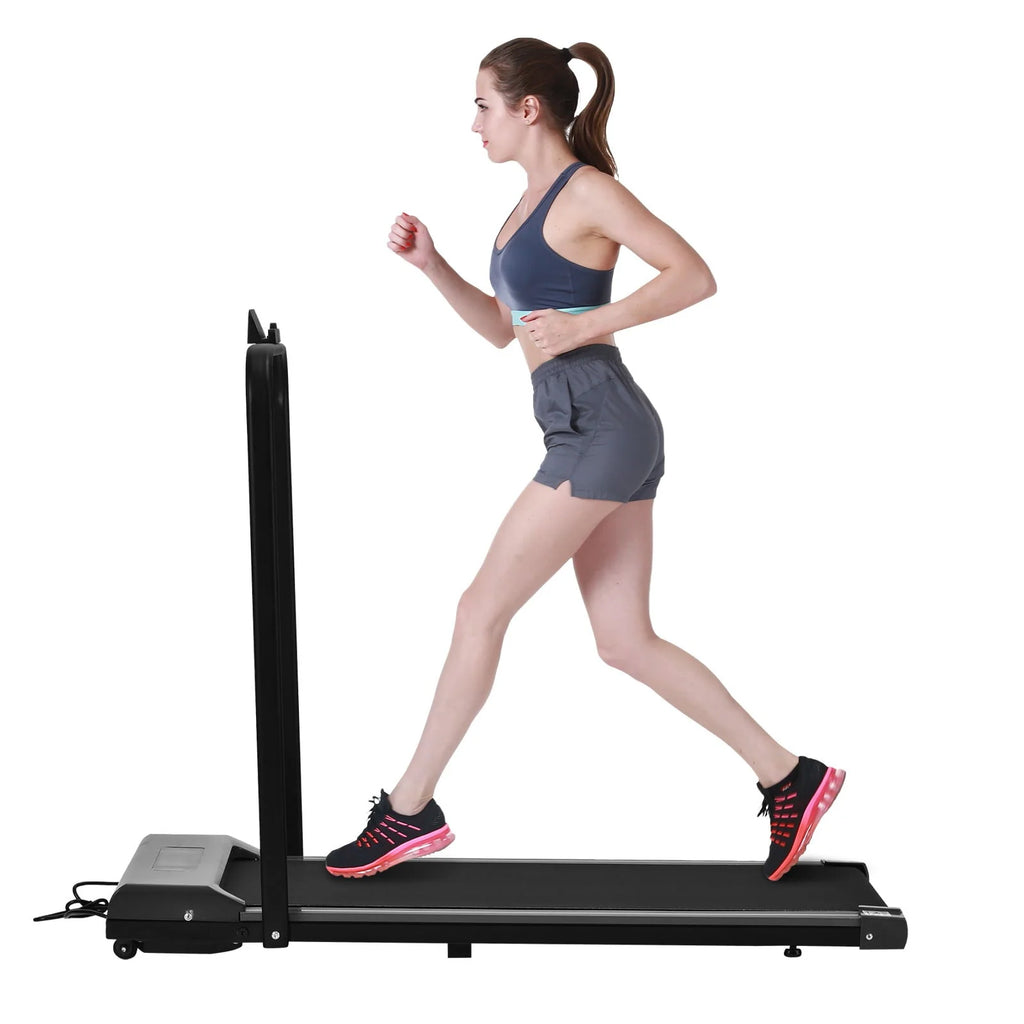 2 In 1 Foldable Small Electric Treadmill C8770