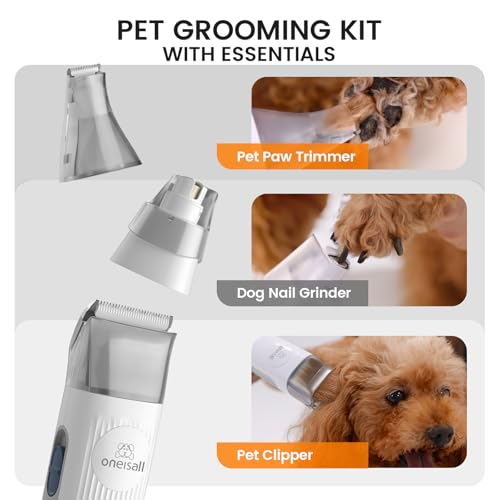 Dog Grooming Vacuum with Clipper Nail Grinder U9989