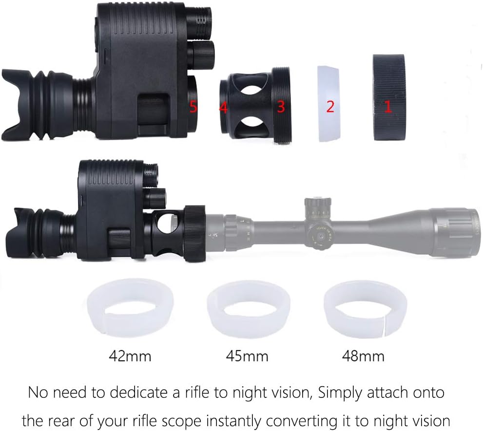 Digital Night Vision Monocular Scope Camera with 32GB Memory Card W208049