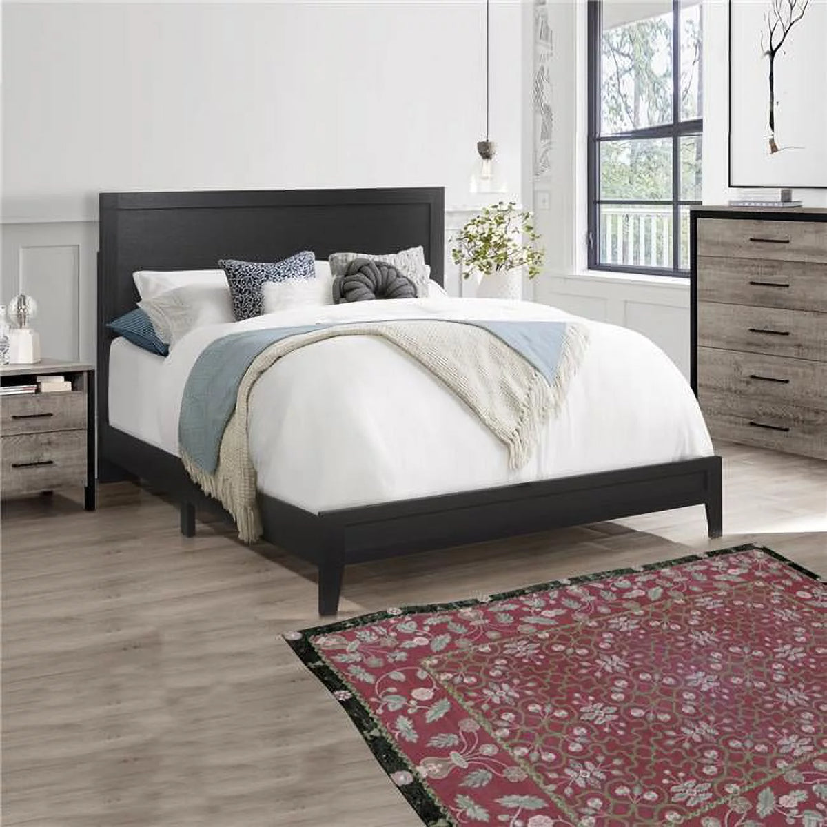 Queen Size Platform Bed T5305