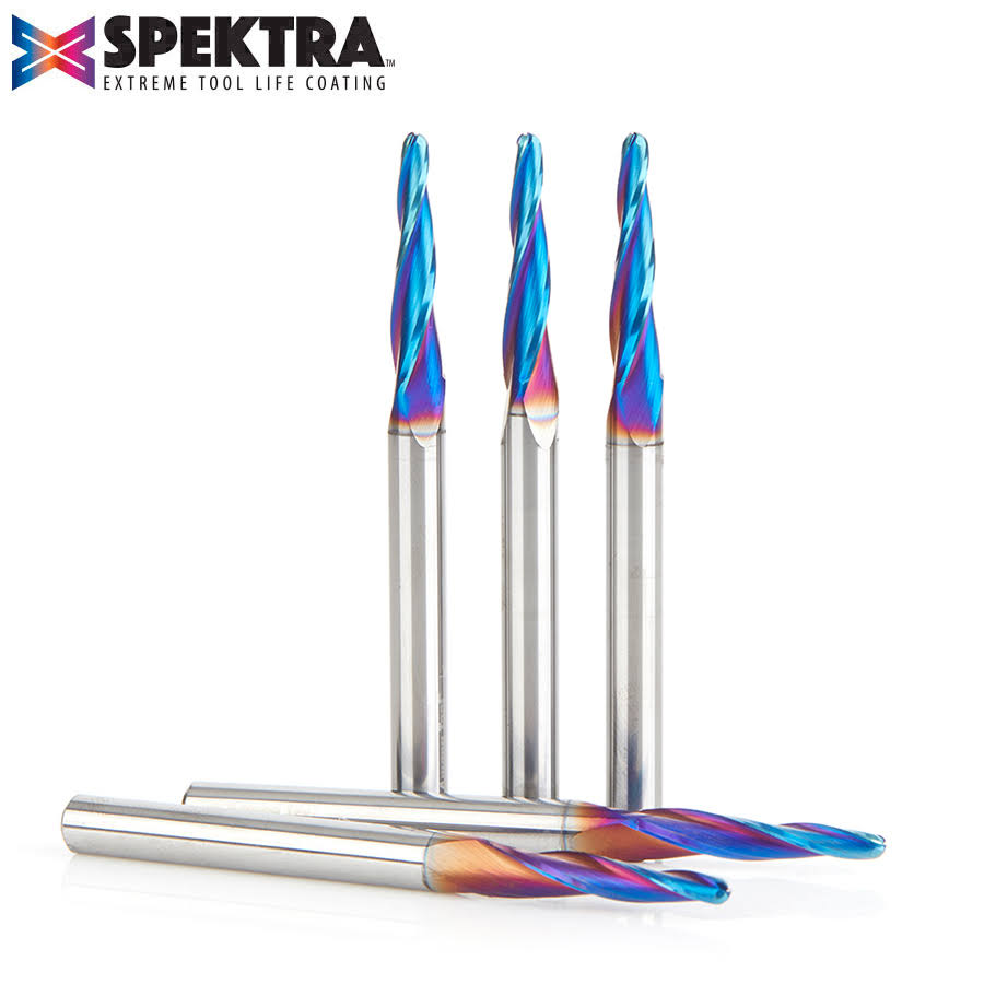 5-Pc CNC Spektra Carving 1/8 Dia U384