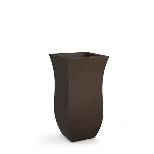 Black 30in Tall Planter with Removable Plug H141