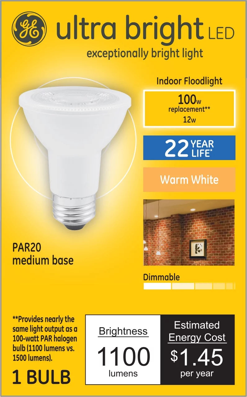 Warm White Dimmable LED Floodlight Bulb V4907
