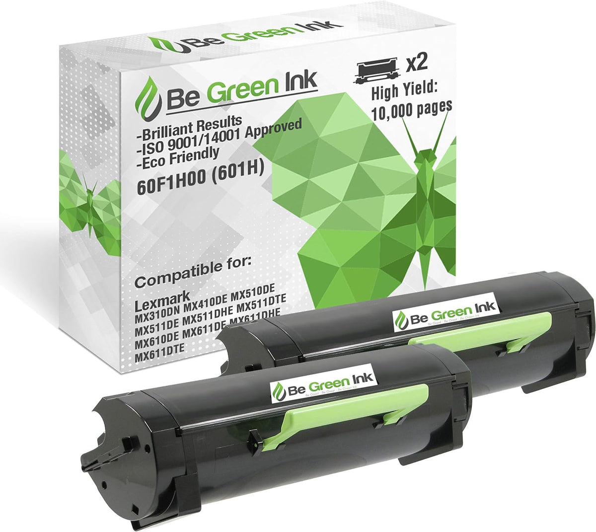 Compatible Toner Cartridge 2-Pack High Yield 10,000 Pages F10330
