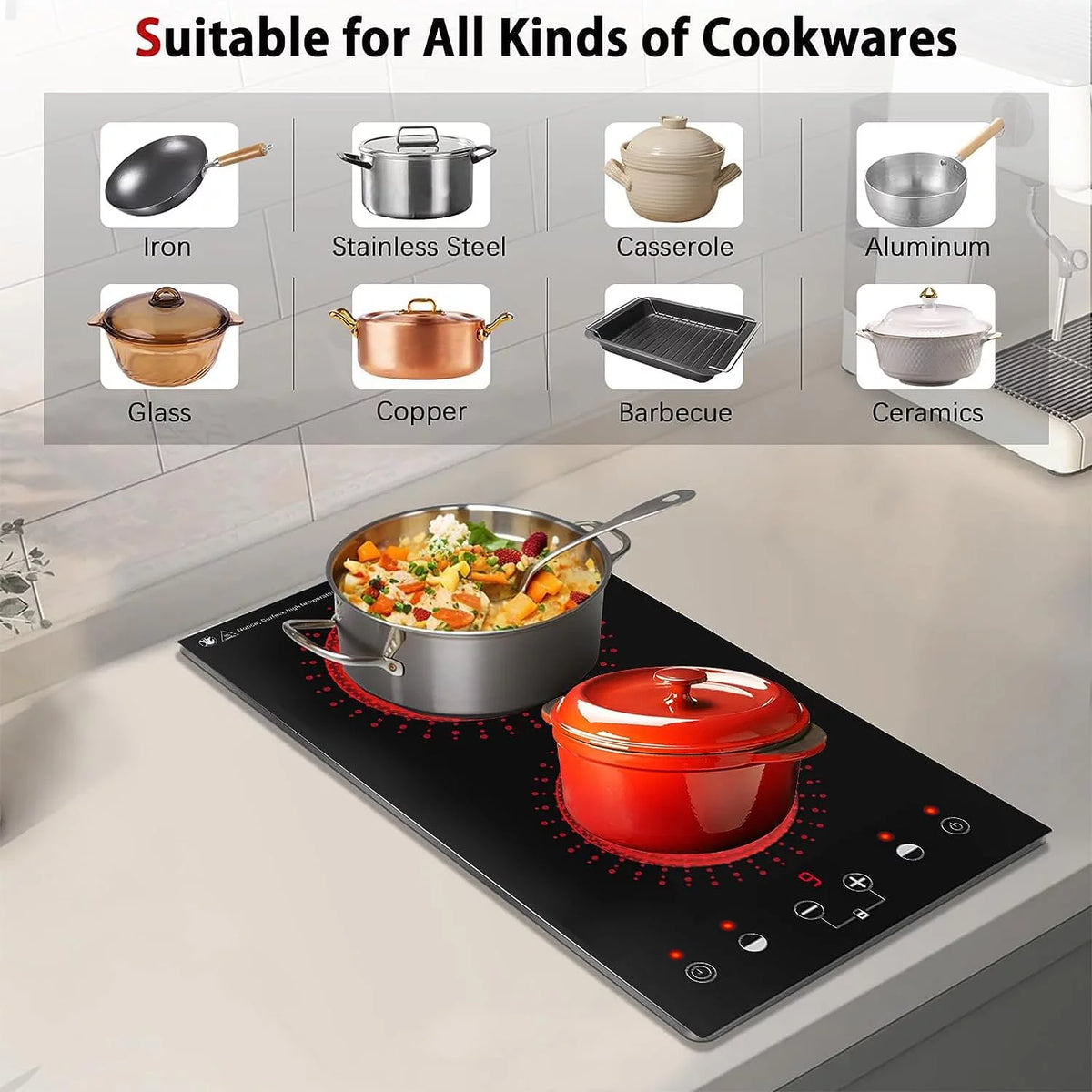 2 Burner Electric Cooktop K739467