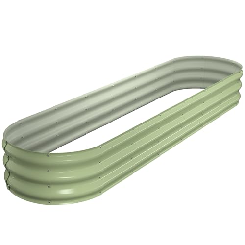 4x2x1 ft Galvanized Metal Raised Garden Bed Kit O77049