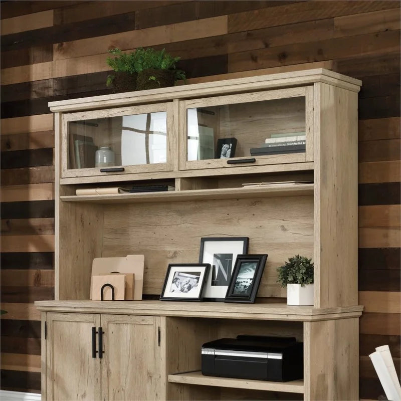 L-Shaped Desk & Large Hutch F848