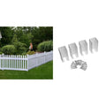 White 36"H x 72"W No Dig Fence X24531