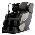 Gold PU Leather Zero Gravity Massage Chair with Airbags and Foot Roller P406039