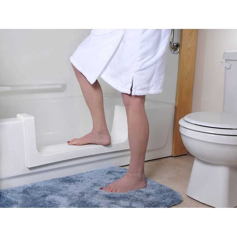 Wide White Step Bathtub Conversion Kit L842376