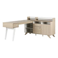 L-Shaped Desk with Power Bar H90048