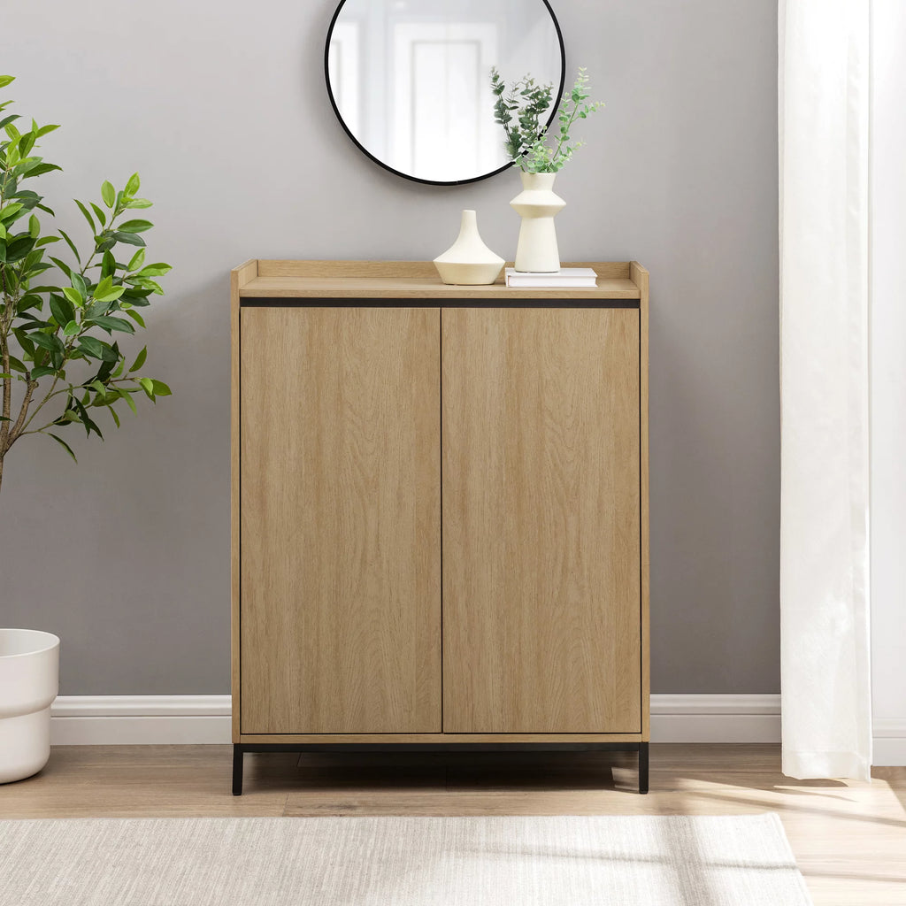 Contemporary 2-Door Accent Cabinet R9301