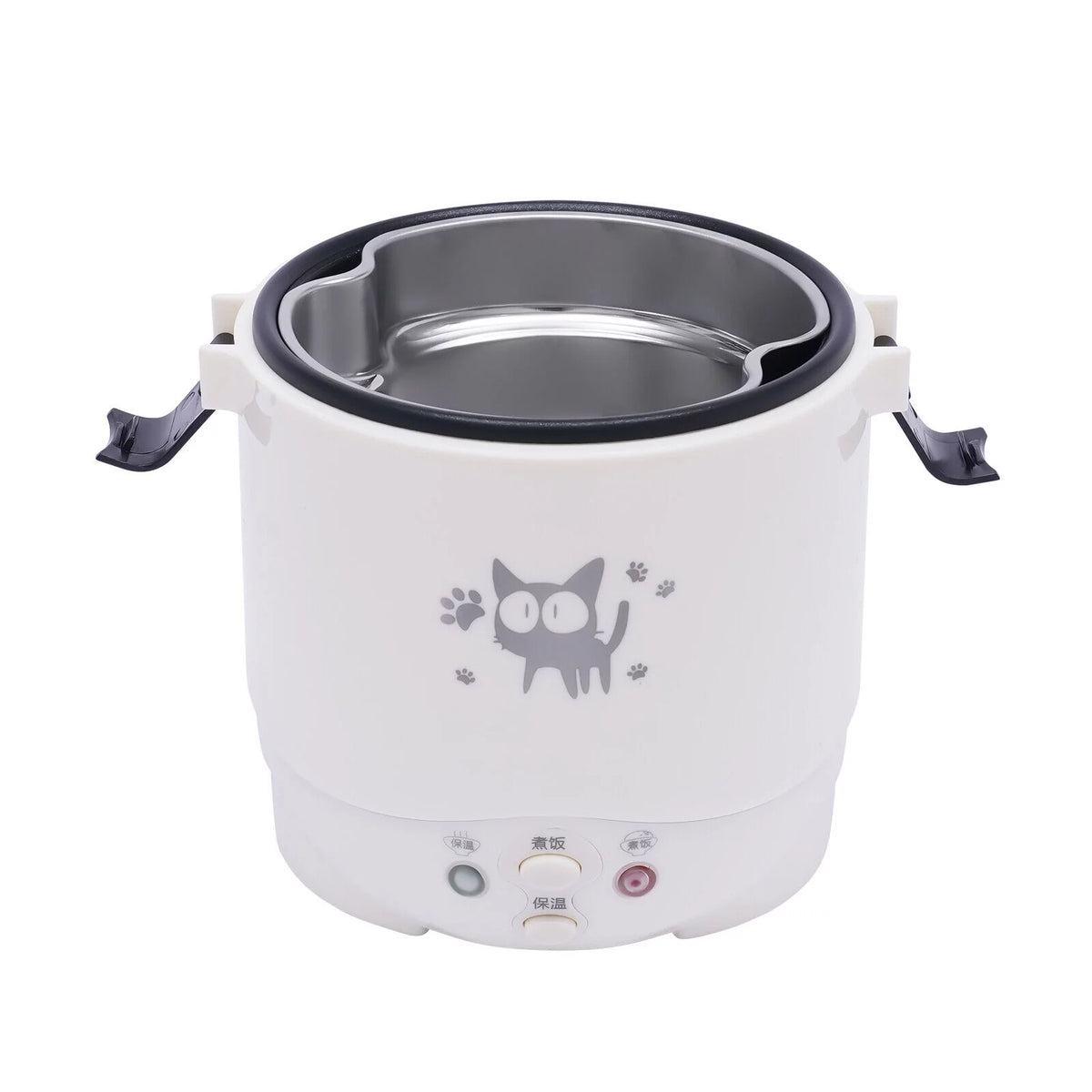 White 12V Mini Rice Cooker Q8008