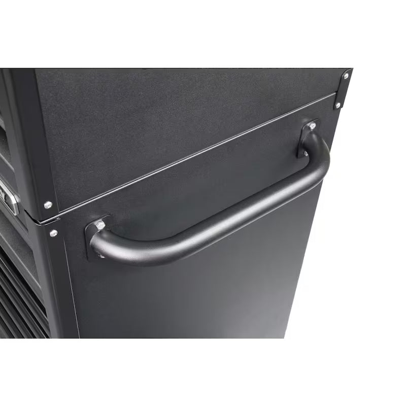 Heavy Duty 23-Drawer Rolling Tool Chest and Top Tool Cabinet Set in Matte Black R34745