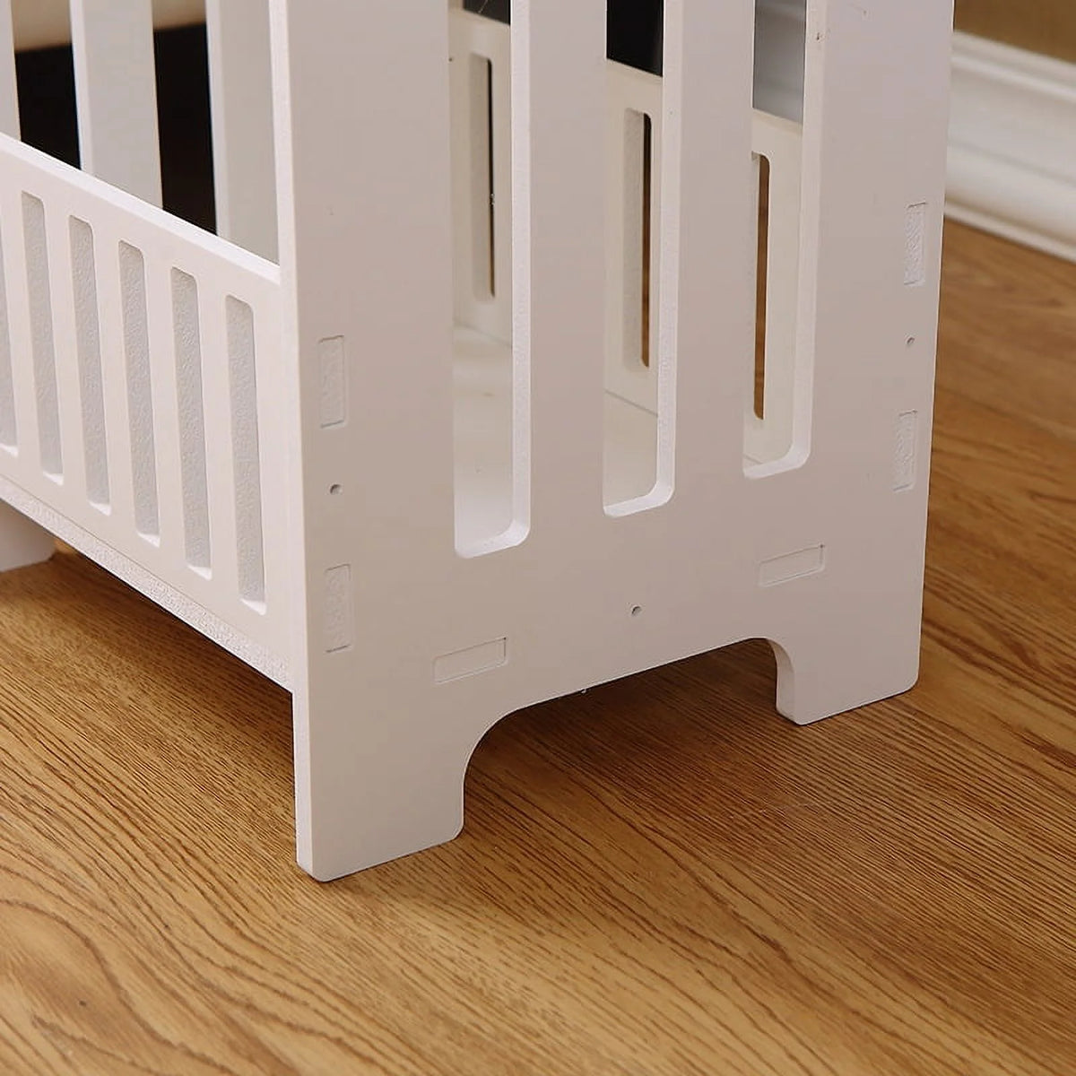 White Square Nightstand B455