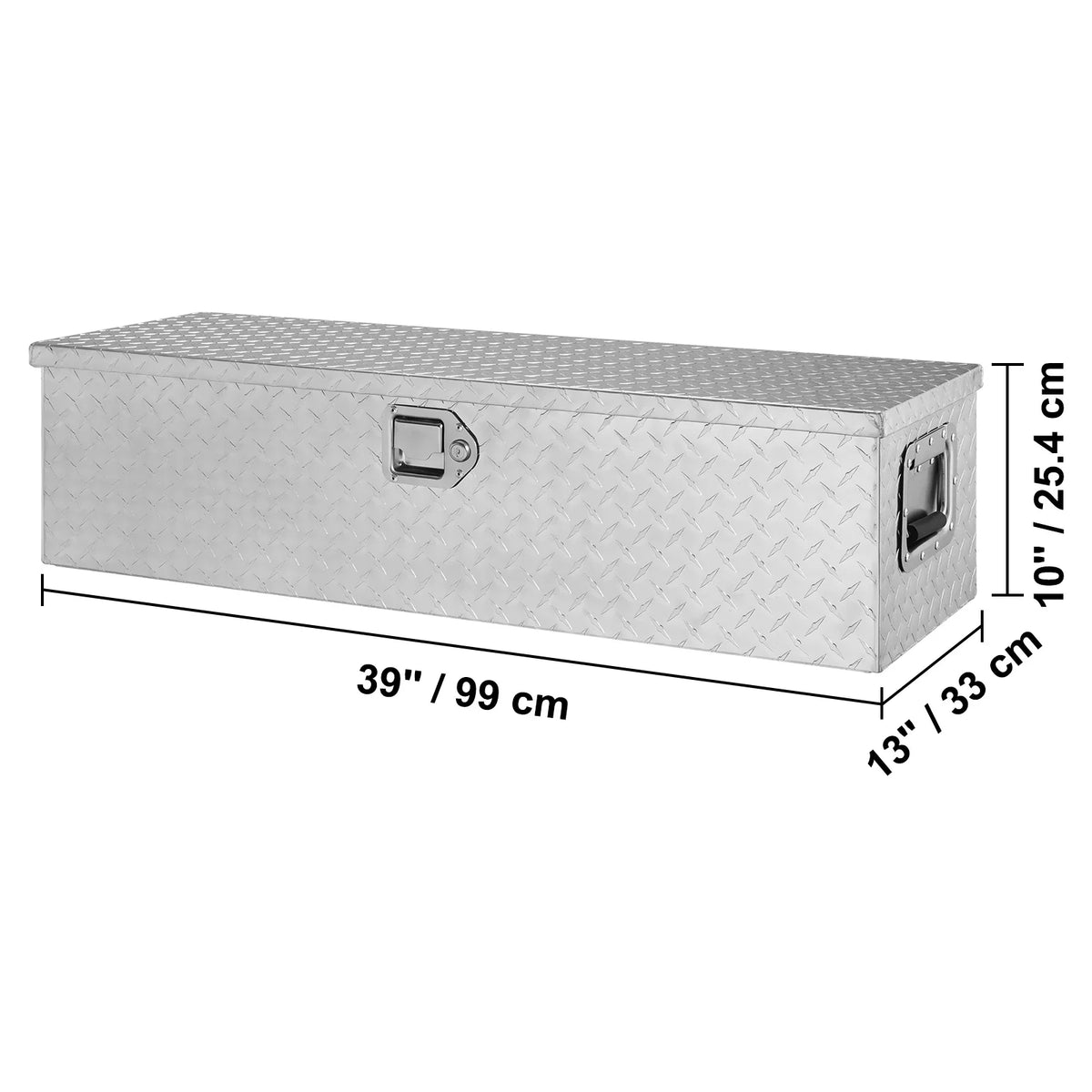 Heavy Duty Aluminum Bar Tread Truck Tool Box K3587