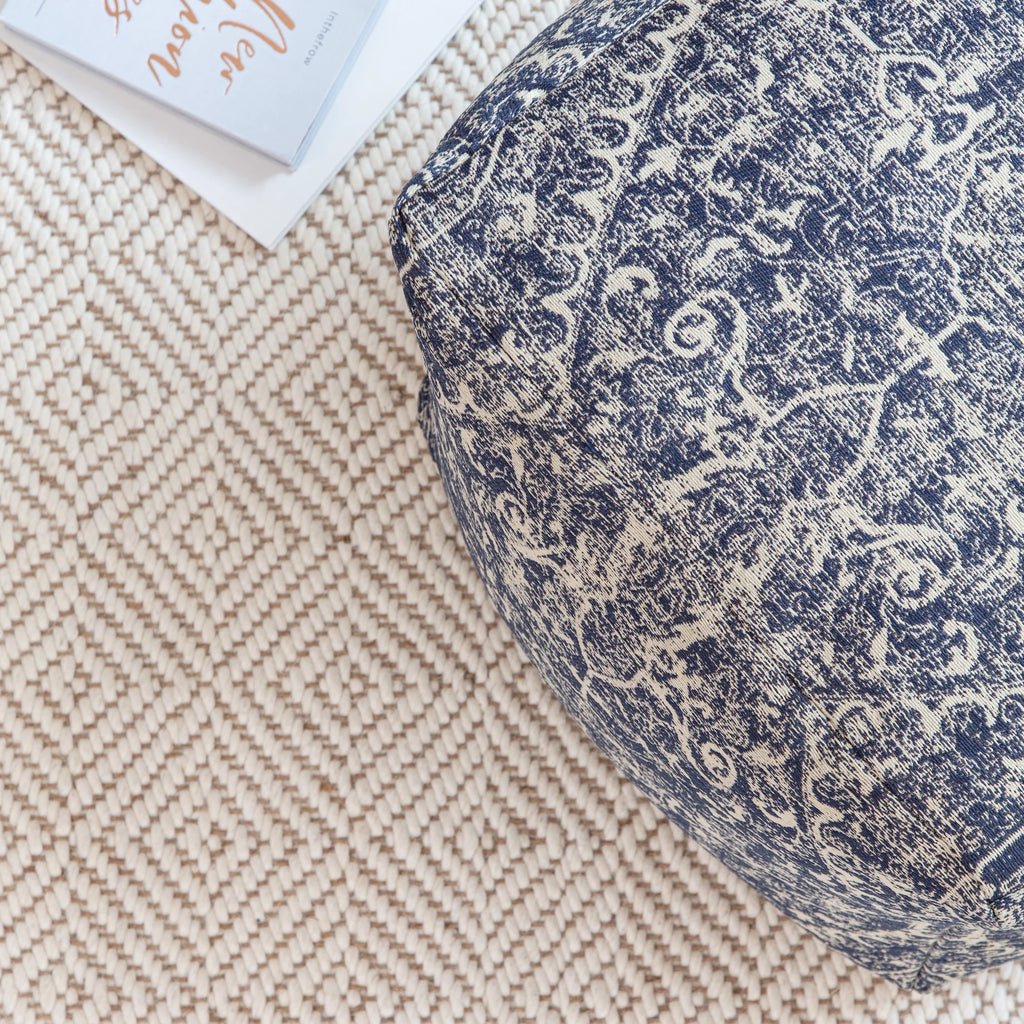 Polyester Square Poufs I50007