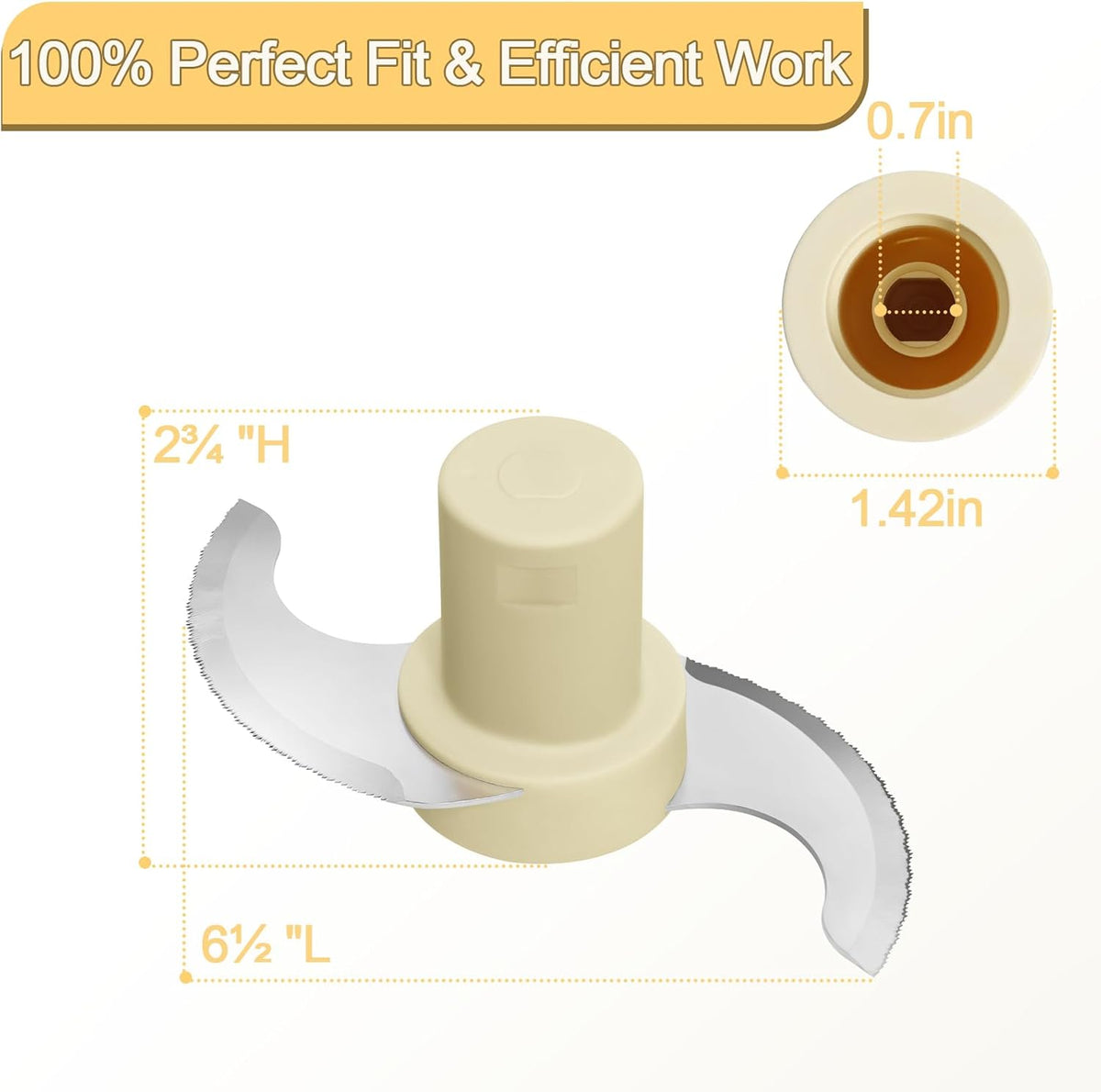 Main Stainless Steel Chopping Blade for Food Processor V408