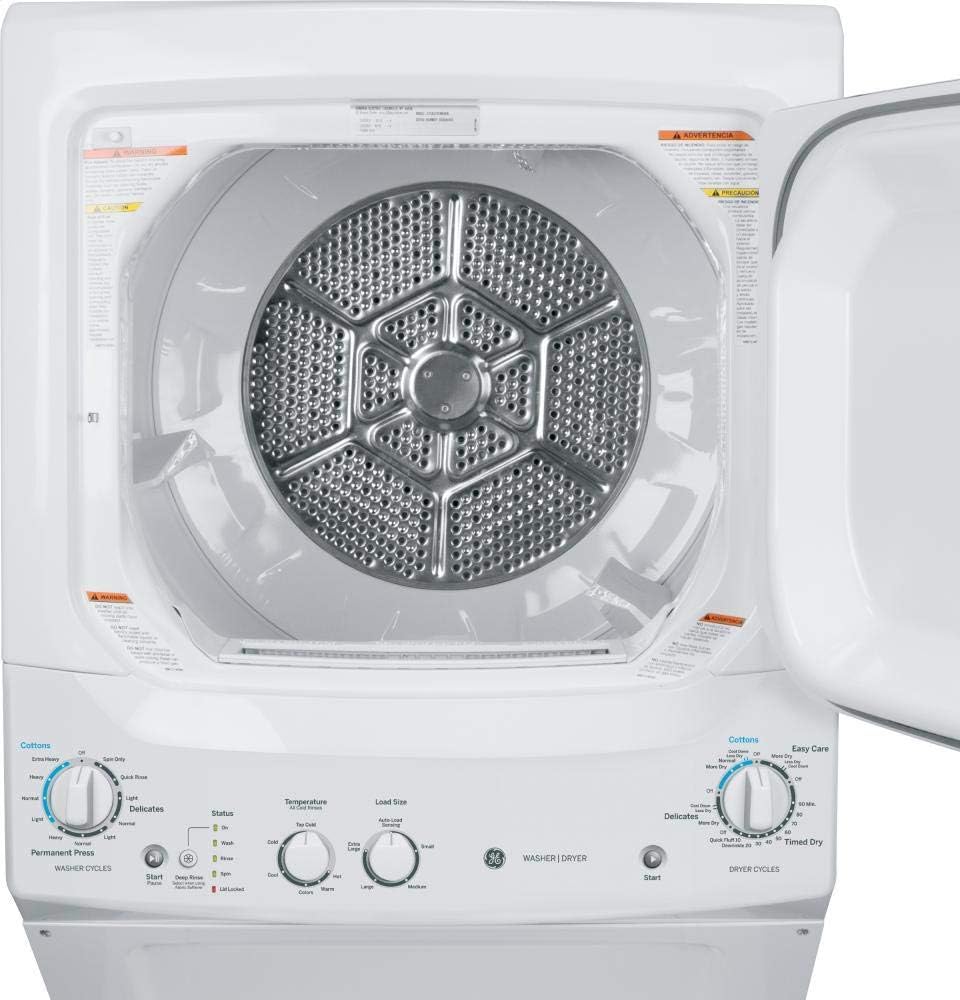 White 27" Unitized Washer and Electric Dryer S9421