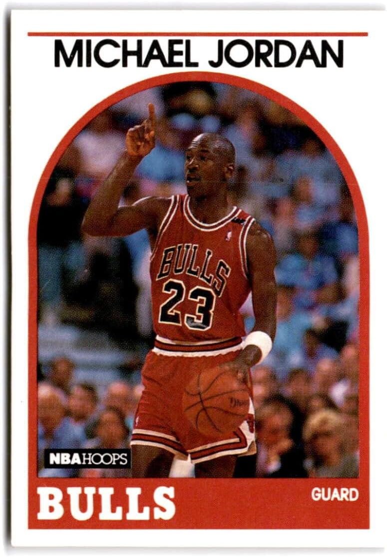 1989-90 Hoops #200 Michael Jordan Chicago Bulls Basketball Trading Card J172