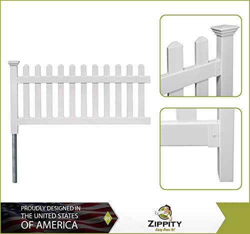 White 36"H x 72"W No Dig Fence X24531